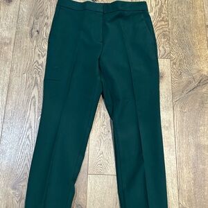 Ann Taylor Dark Green Cropped Pants 6P